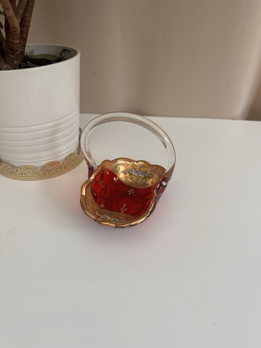 Vintage bohemian czech ruby - vintage,