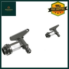 Durable Black Water Butt Tap