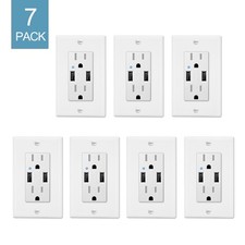 7× Electrical Outlets &