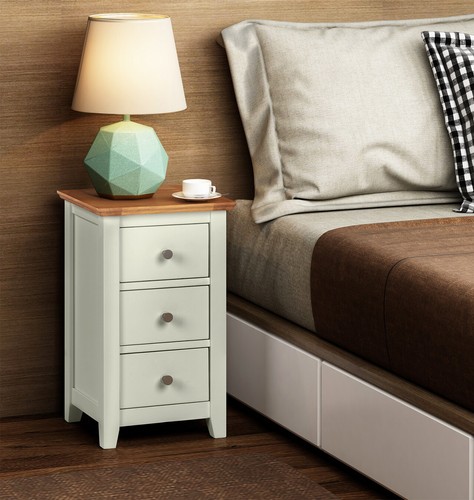 Bedside table small - table,, 3-drawer