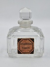 Bellodgia Caron Baccarat Designed EMPTY Perfume Bottle 1935 c/w Label FREE P&P