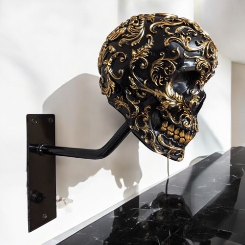 Skull motorcycle helmet wall - skull,