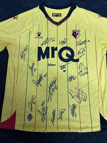 Signed watford shirt - signed,