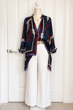 Zara chain print shirt dress - zara,