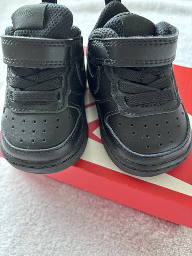 Nike court borough low black - borough,