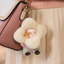 Plush Clover WhiteTeddy Bag