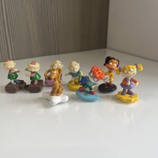 Rugrats Figure & Pencil Toppers Bundle x 8 Vintage Tommy Chuckie, , 90s cake 