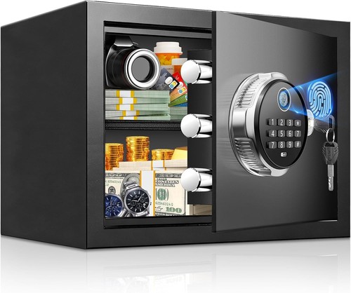 80l large biometric safe with - large,