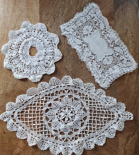 Vintage small white dressing - white,