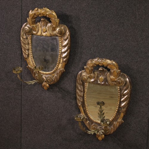 Pair italian antique wall - pair,