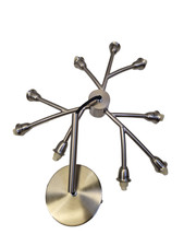 John Lewis Huxley 9 Arm Semi Flush 50cm Ceiling Light - Steel (Missing Shades)