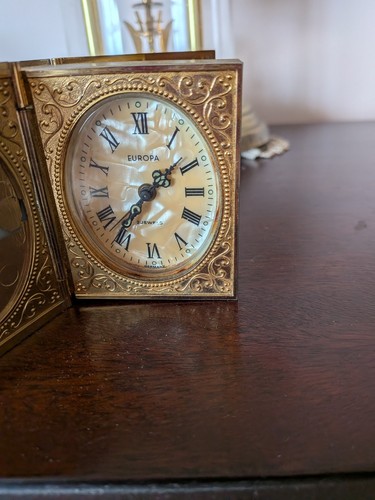 Vintage working europa clock - vintage,