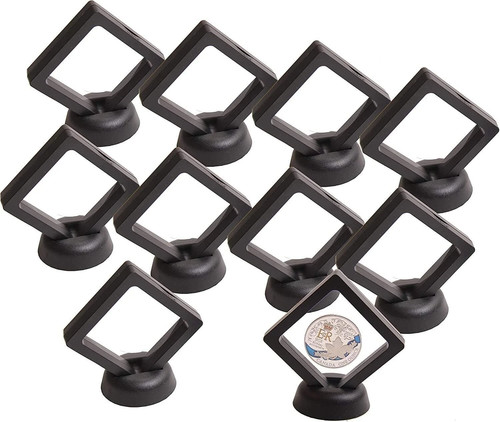 Black transparent coin - x,
