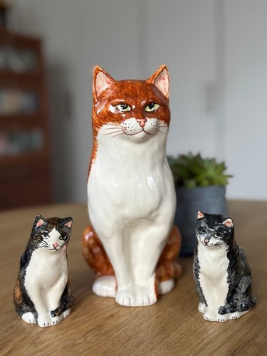 British vintage ceramic cat - vintage,