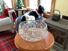 Cut Crystal Bowl (8 Wide 4.25