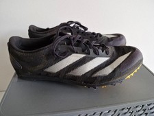 Adidas Adizero XCS Cross Country Trainers Spikes Black XC Shoes Size 7.5 UK