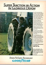 Goodyear Tractor Tyres Tom Elliot Farm Manager Buckfast Abbey Vintage Advert