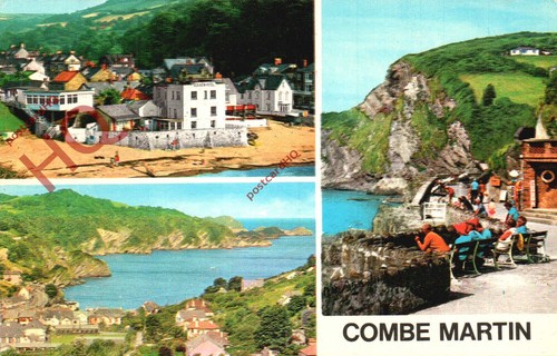 Picture postcard combe martin - picture,