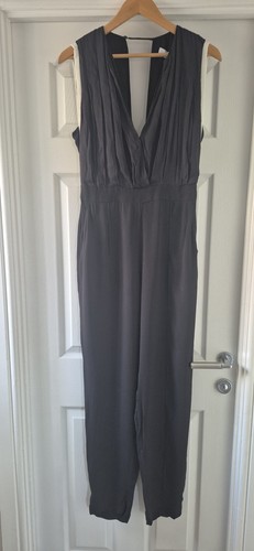 Reiss jumpsuit black size - black.,