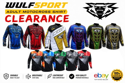 Motocross race shirt jersey