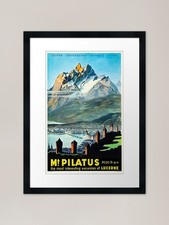 Mt Pilatus Framed Art Print