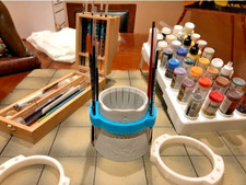 Water Pot Paint Brush Holder -