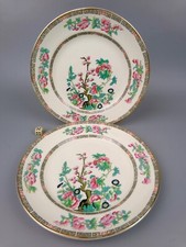 Indian Tree Dinner Plates. Set