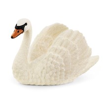 Schleich 13921 Swan model Mute Swan plastic toy figure Mute swans toys bird