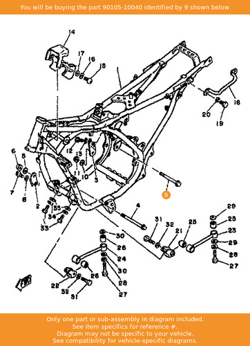 Yamaha bolt washer based - yamaha,