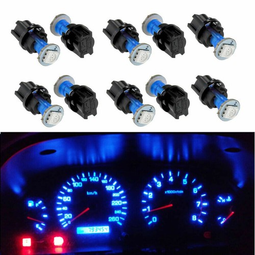 10x blue 1smd led bulbs - 10x,