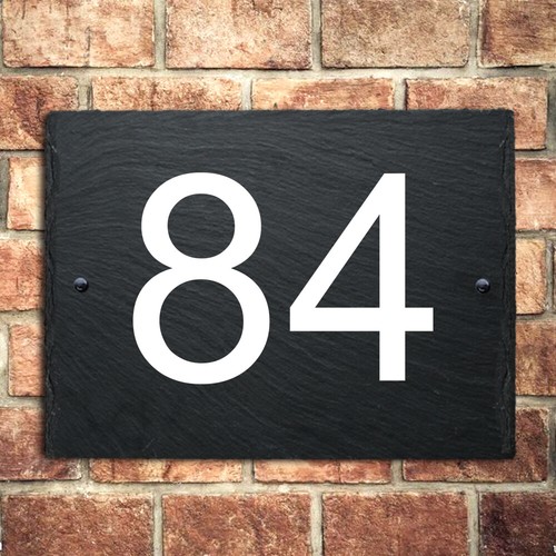 Personalised slate house signs - slate,
