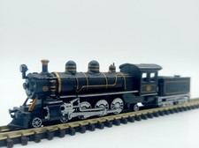 N Gauge Scale Vintage Steam Locomotive Train Model Railway Engine + Tender