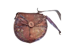 Vintage Tooled Leather Saddle
