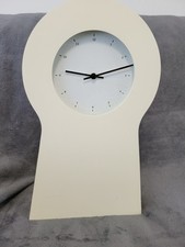 IKEA Clock White Metal Keyhole