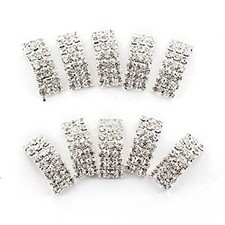 10pcs Vaulted Rhinestone