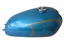 Norton Ajs Matchless G12 Csr Competition Blue Gas Fuel Tank + Cap /FIT FOR