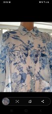 Botanical White Woth Blue