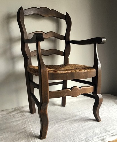 French rustic armchair for