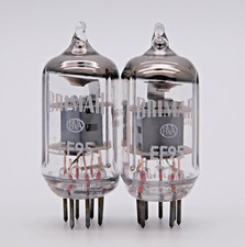 Matched Pair Brimar Foreign EF95 6AK5 M8100 Valves Tubes NOS