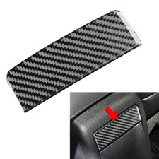 Rear Console Panel Cover Trim For Subaru WRX STI 2015-2021 Carbon Fiber Black