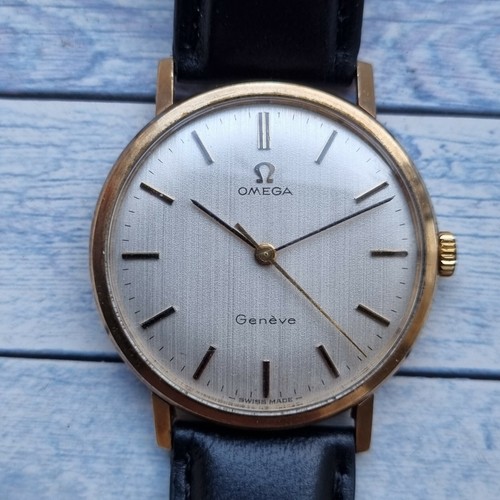 Vintage omega 9ct solid gold - vintage,