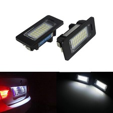 Pair For 1997-03 BMW 5-series E39 525i 528i LED License Number Plate Light Lamp