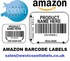 Amazon Barcode Labels 50mm x