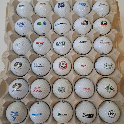 Logo golf balls lot 018 - 30,