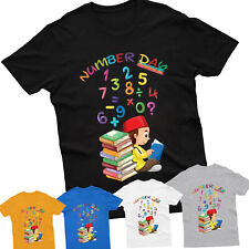 Maths Day 2025 Tshirt Boys Numbers Counting T Shirt Funny Gift Kids Top Tee Xmas