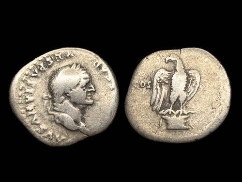 Vespasian denarius cos vii - vespasian,