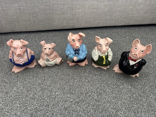 Natwest piggy banks set 5 - natwest, of