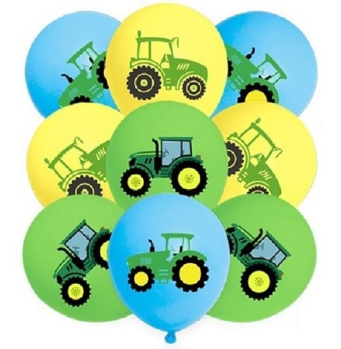 Tractor balloon farmer - tractor,