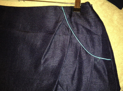 Skirt bnwt navy blue - 22,
