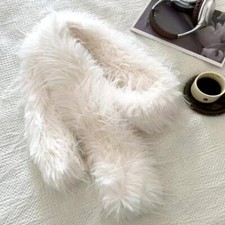 Women Faux Mink Fur Scarf Long